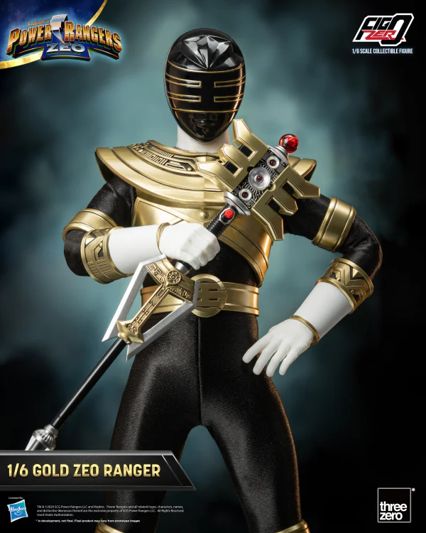 Power Rangers Zeo - FigZero 1/6 Gold Zeo Power Ranger - Image 2