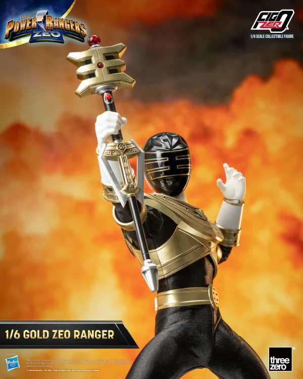 Power Rangers Zeo - FigZero 1/6 Gold Zeo Power Ranger - Image 4