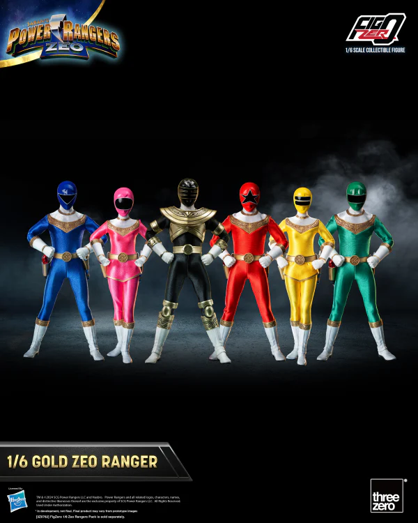 Power Rangers Zeo - FigZero 1/6 Gold Zeo Power Ranger - Image 6