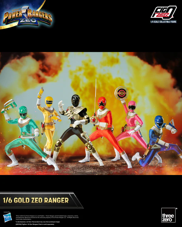 Power Rangers Zeo - FigZero 1/6 Gold Zeo Power Ranger - Image 7