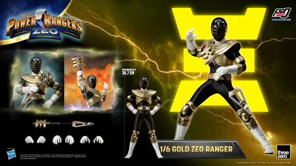Power Rangers Zeo - FigZero 1/6 Gold Zeo Power Ranger - Image 9