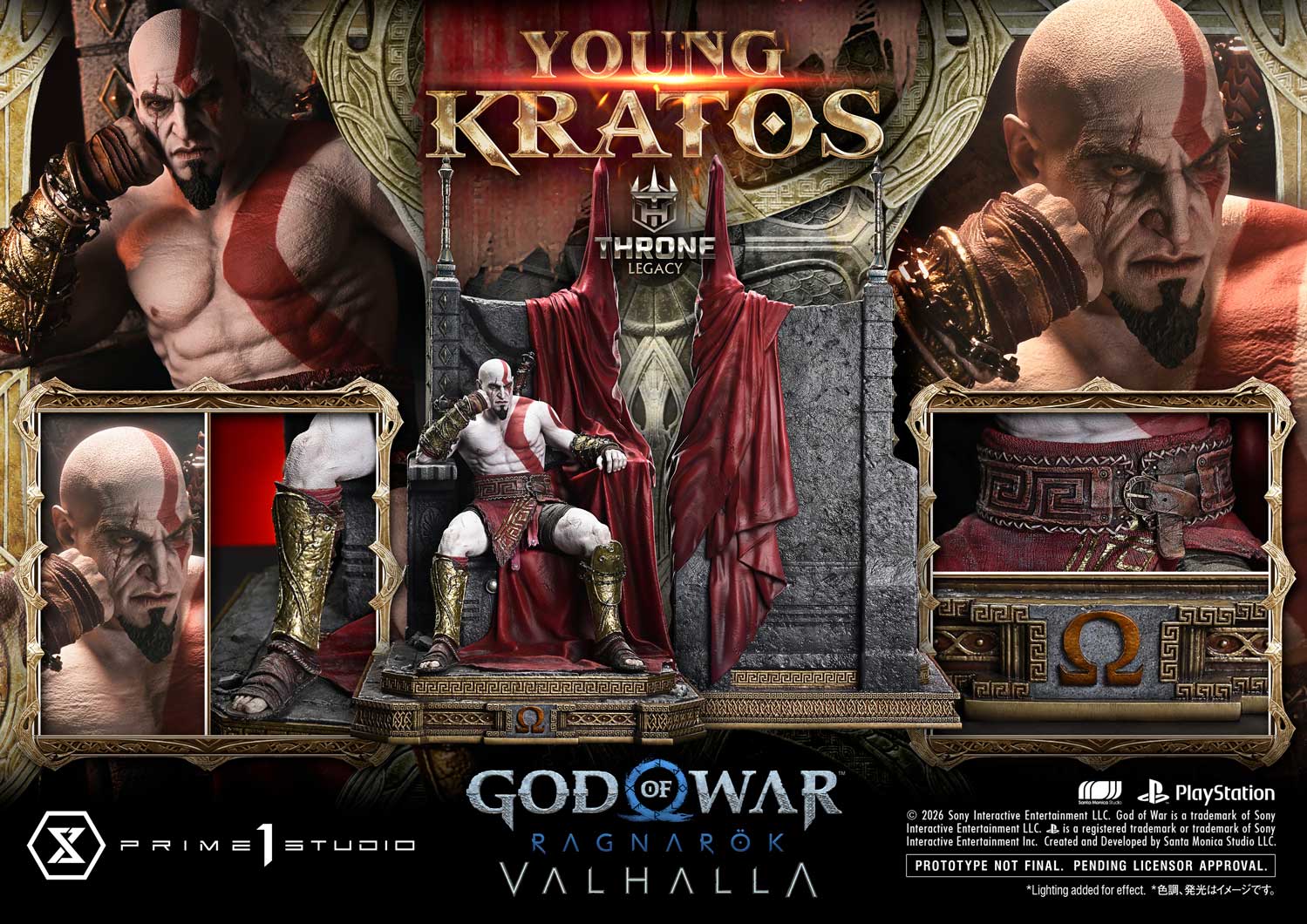 Throne Legacy God of War: Ragnarok Young Kratos - Image 15