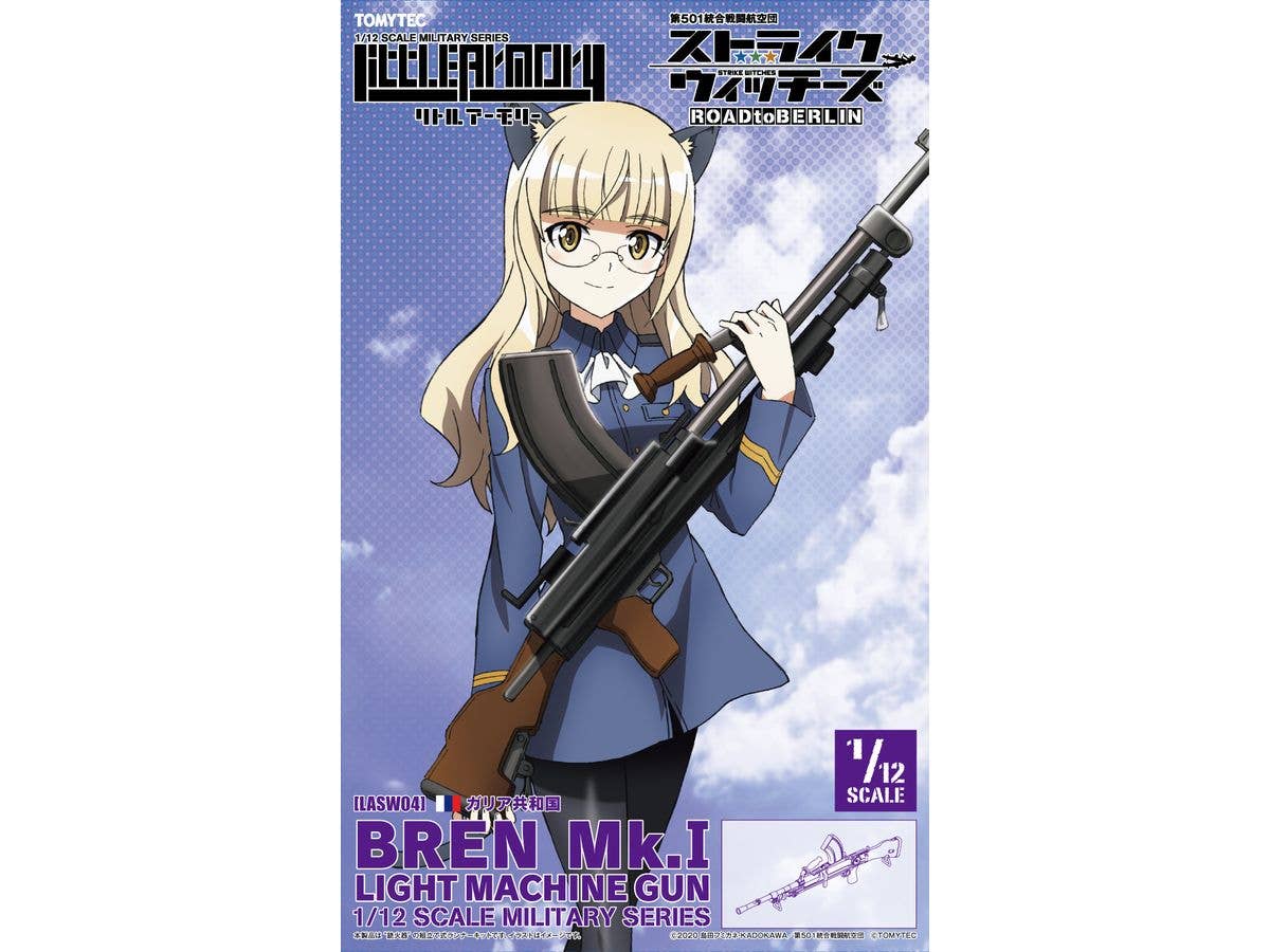 TomyTec Little Armory 1/12 LASW04 Strike Witches RtB Bren LMG Mk.I - Image 11