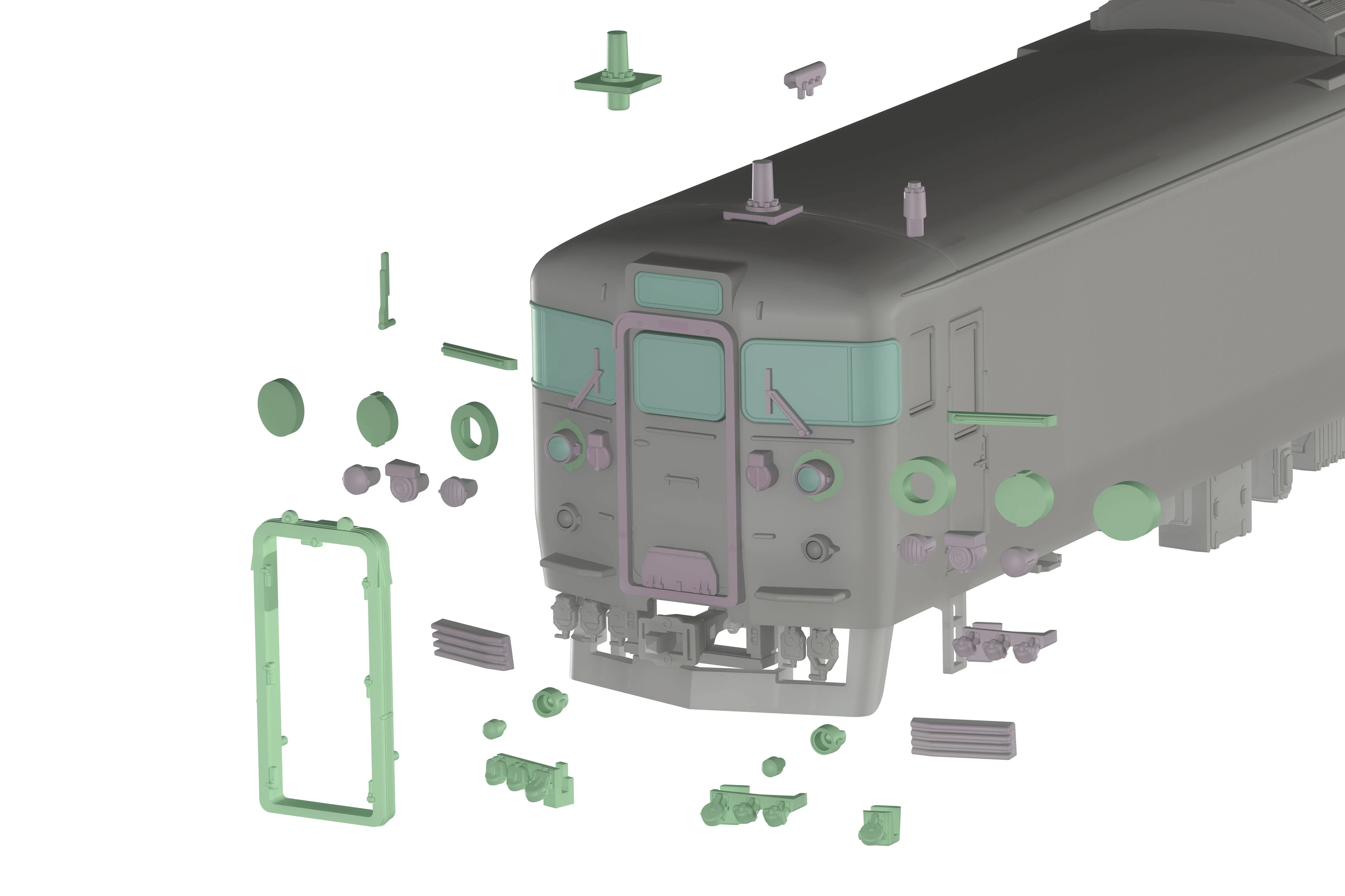 Train Light Parts Set