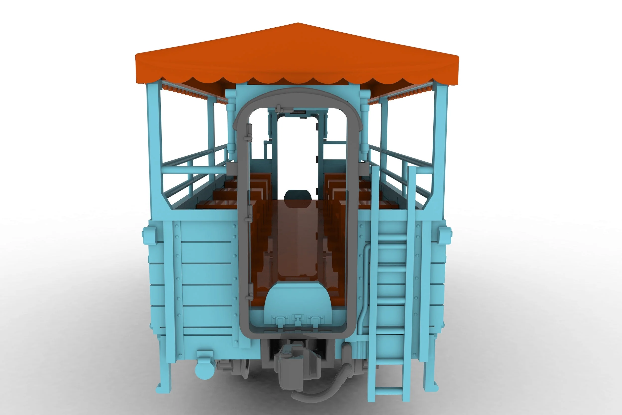 trolley train(blue) - Image 5