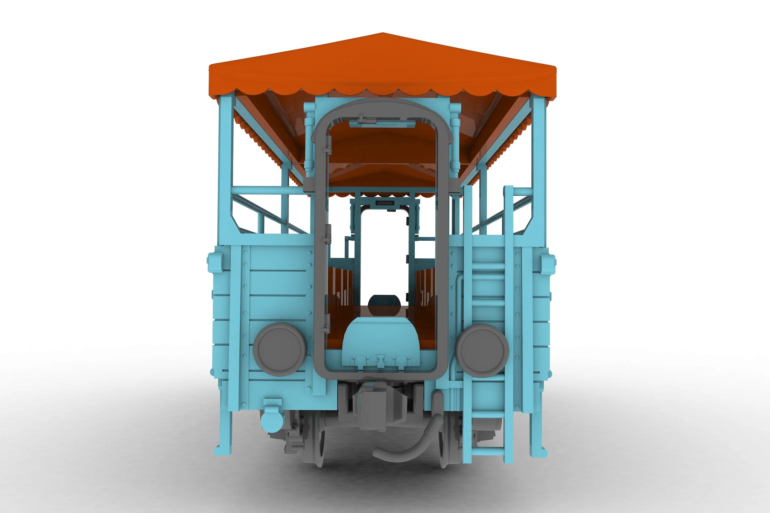 trolley train(blue) - Image 8
