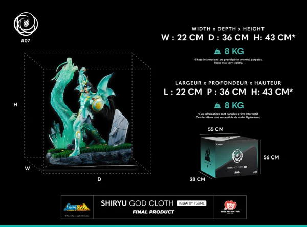 Shiryu IKIGAI - Saint Seiya Figure - Image 14