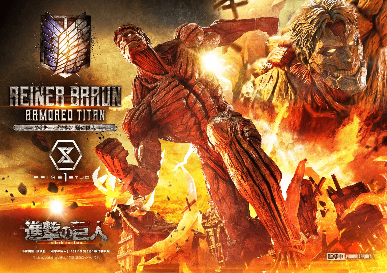 Ultimate Diorama Masterline TV animation Attack on Titan Reiner Braun Armored Titan - Image 10