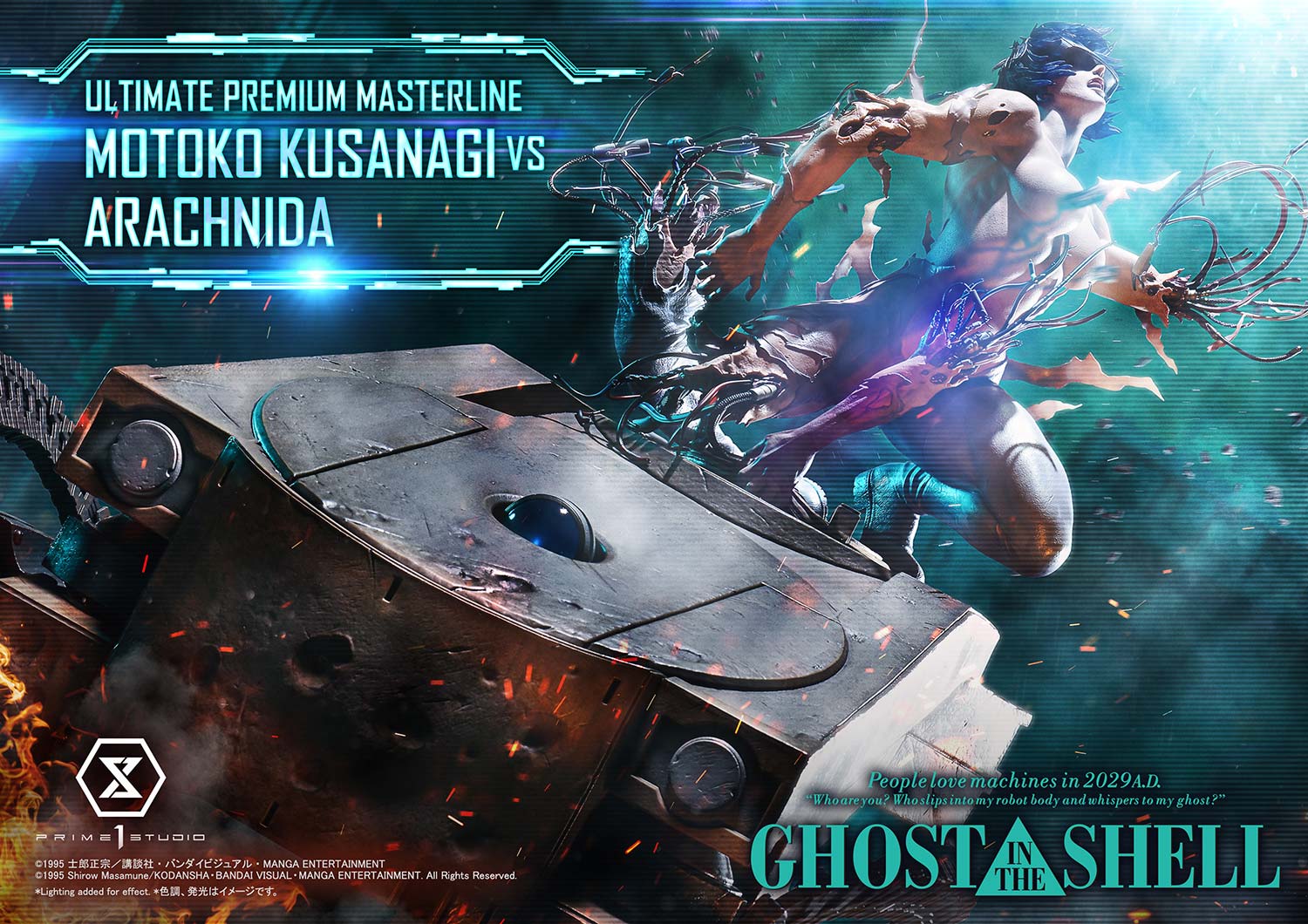 Ultimate Premium Masterline GHOST IN THE SHELL Motoko Kusanagi VS Arachnida - Image 15