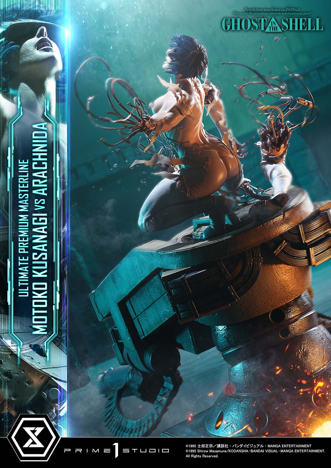 Ultimate Premium Masterline GHOST IN THE SHELL Motoko Kusanagi VS Arachnida Bonus Version - Image 19