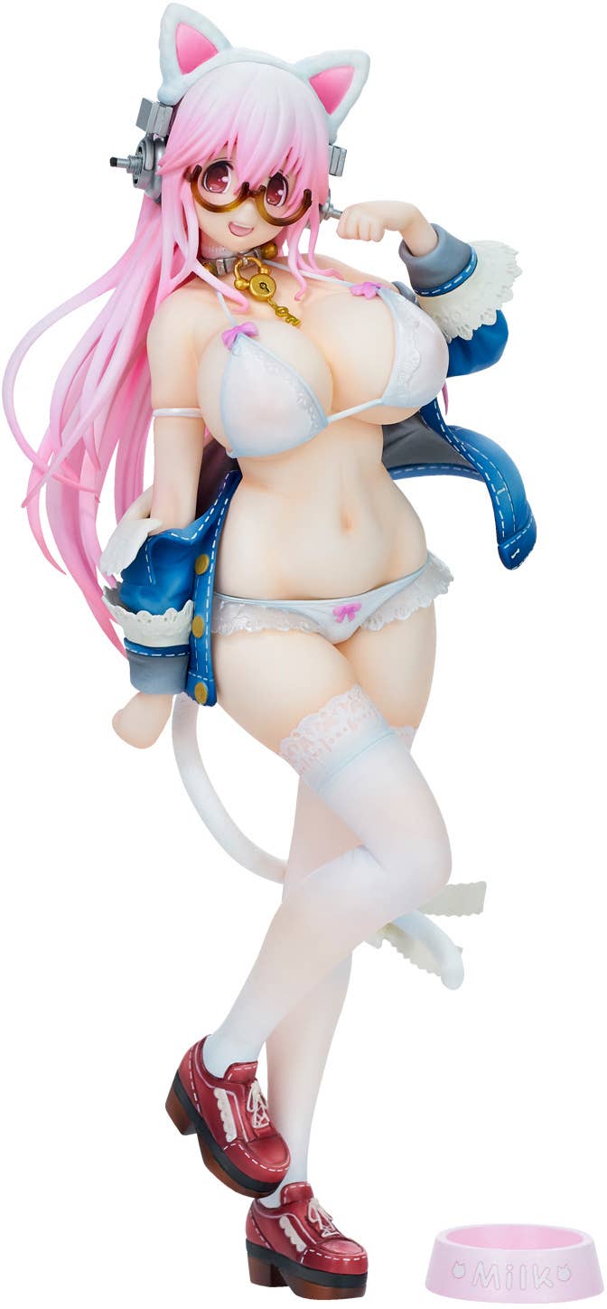 Nitroplus Super Sonico (White Cat Ver.) Figure (2nd Reissue)