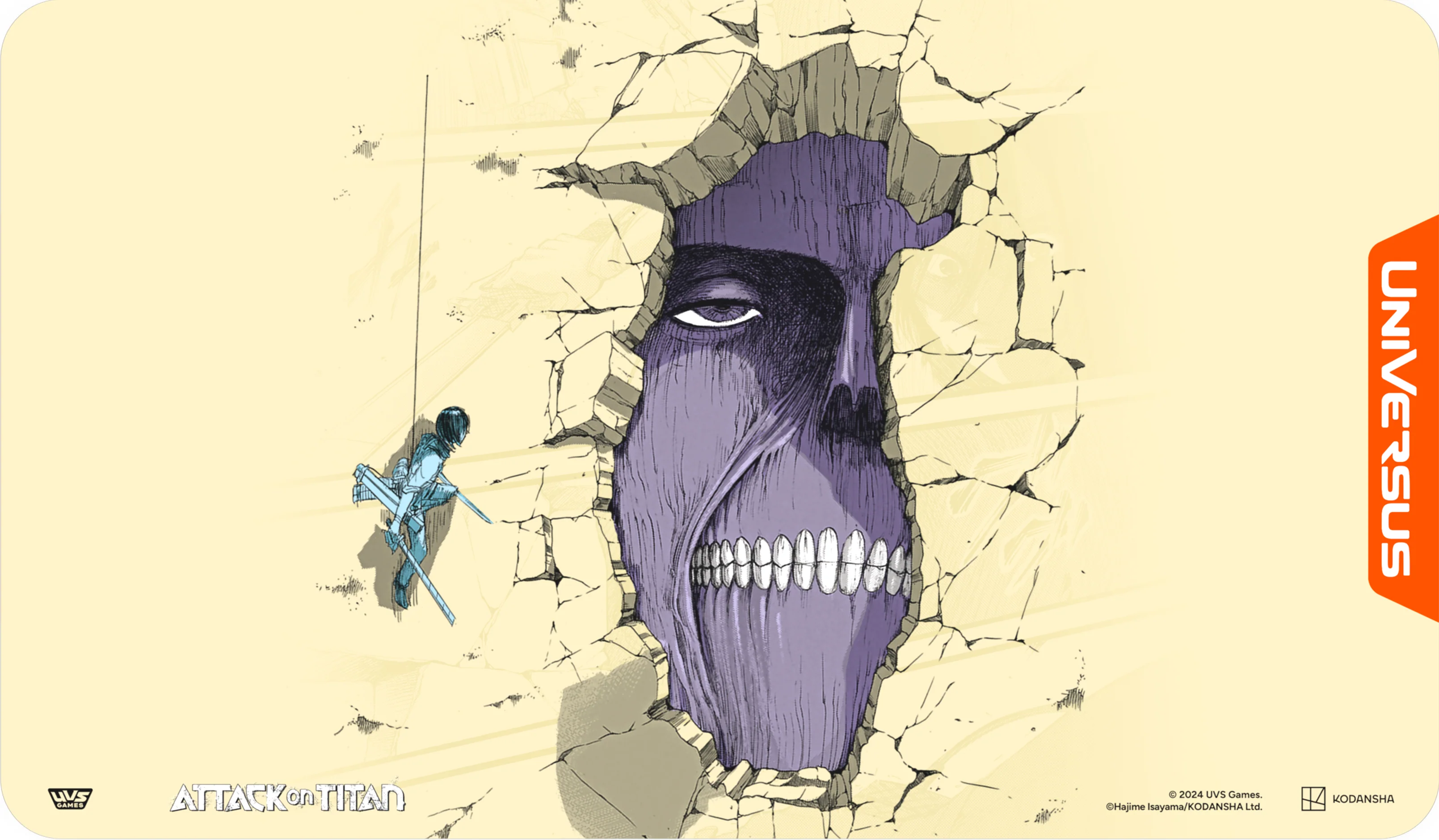 UniVersus CCG: Attack on Titan Battle for Humanity- Wall Titan Playmat: