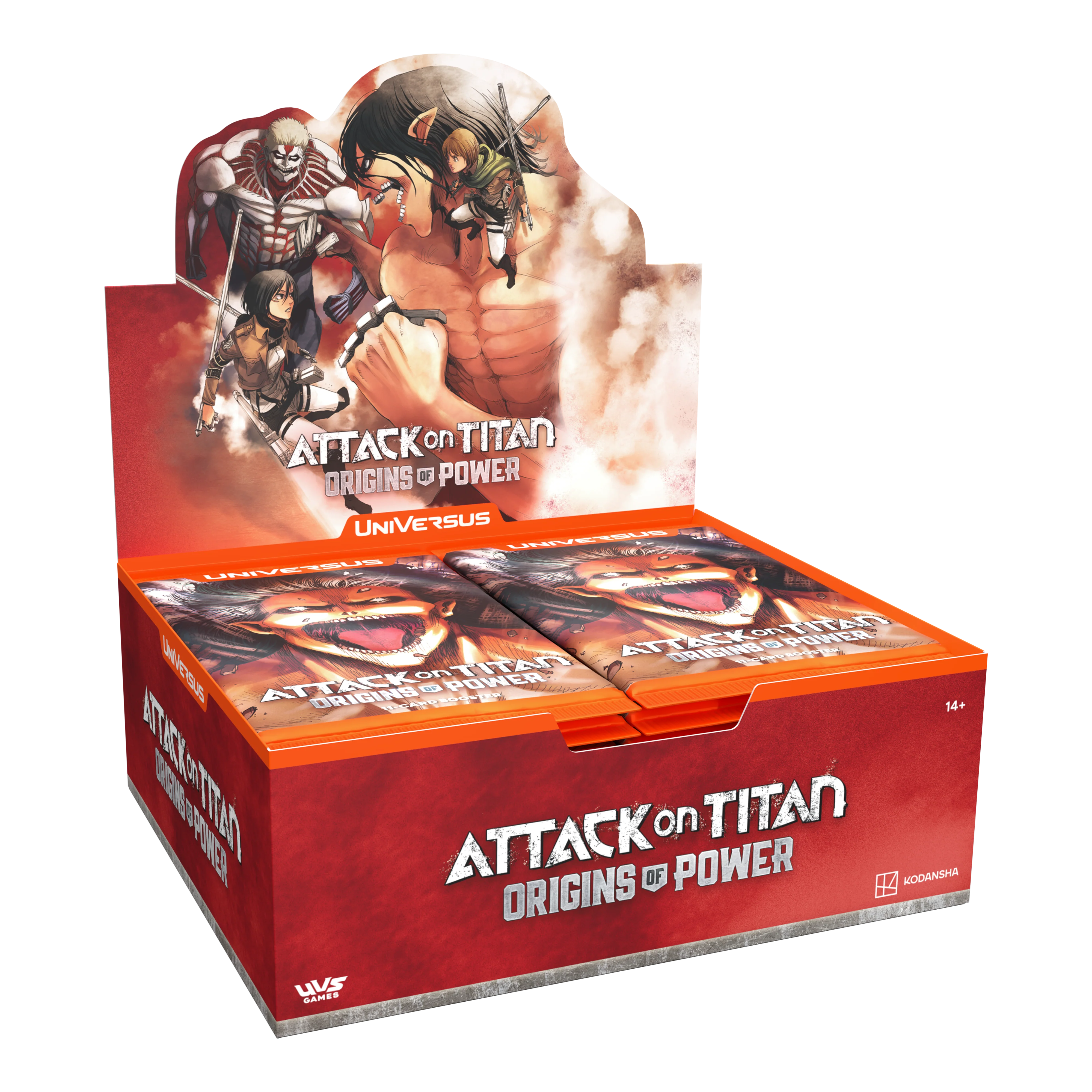 UniVersus CCG: Attack on Titan Origins of Power- Booster Display - Image 2