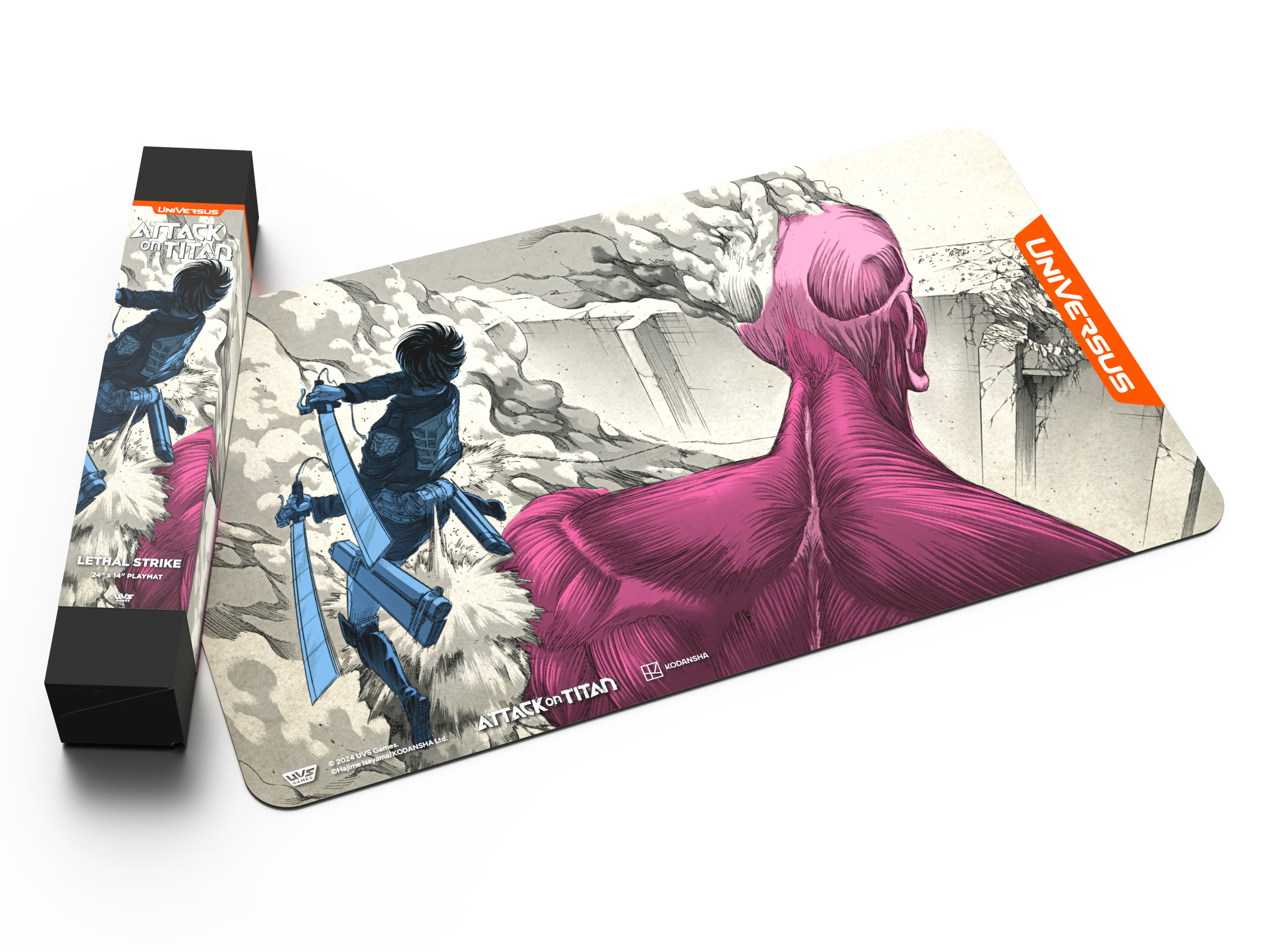 UniVersus CCG: Attack on Titan Origins of Power- Lethal Strike Playmat - Image 4