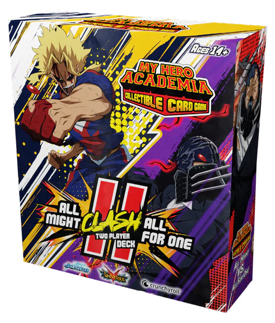 UniVersus CCG: Set 4- My Hero Academia League of Villains 2-Player Clash Decks- All Might/All for One