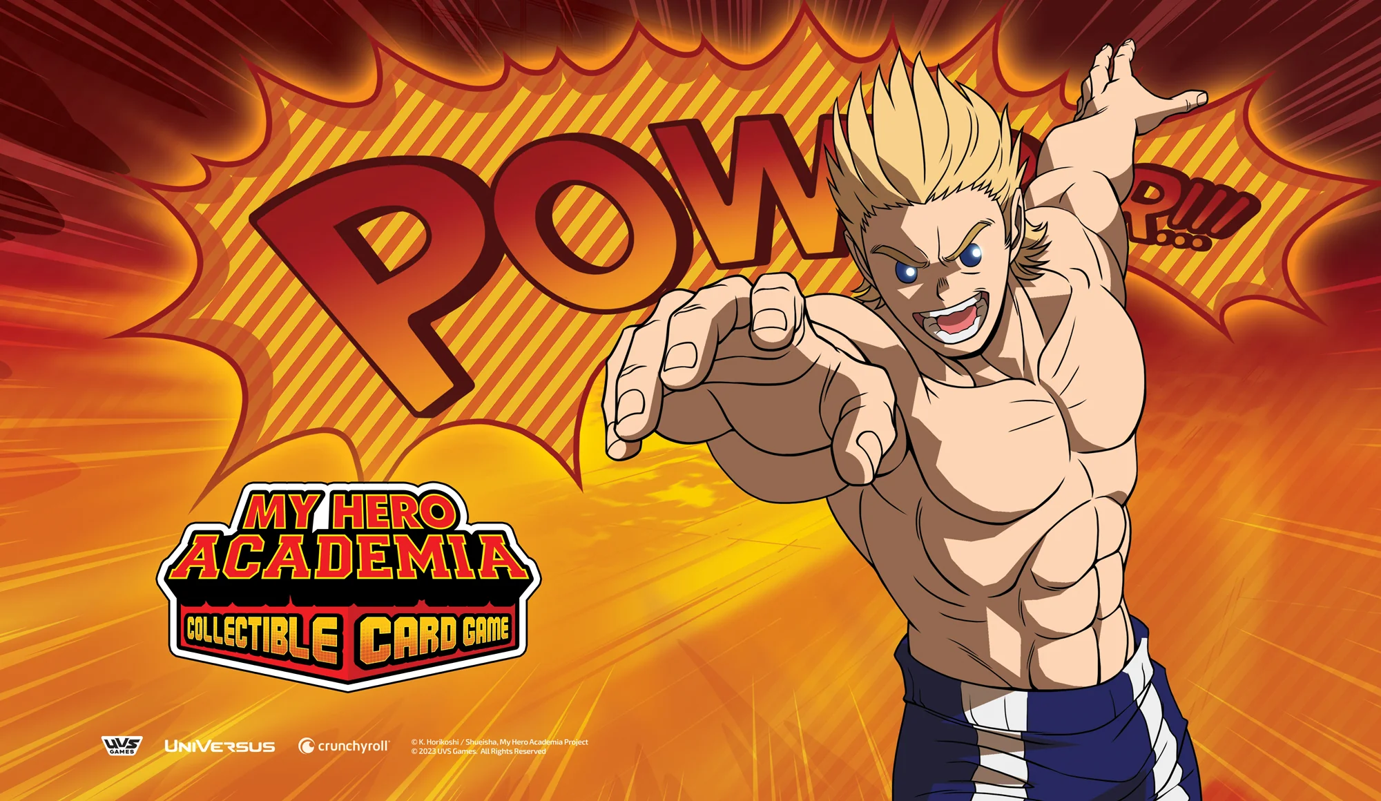UniVersus CCG: Set 6- My Hero Academia Jet Burn- Mirio Togata Playmat