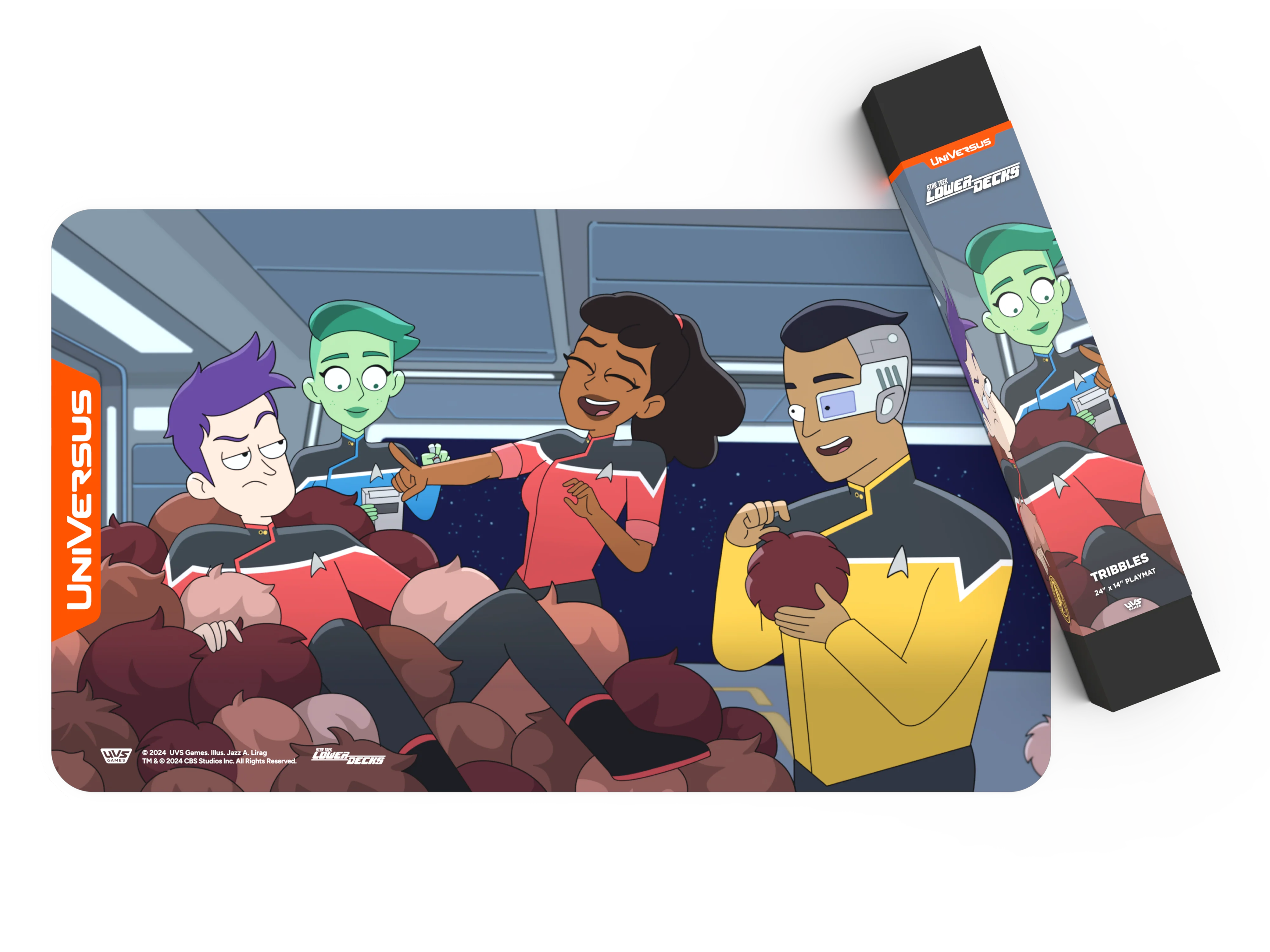 Universus CCG: Star Trek Lower Decks Challenger Series- Tribbles Playmat - Image 2