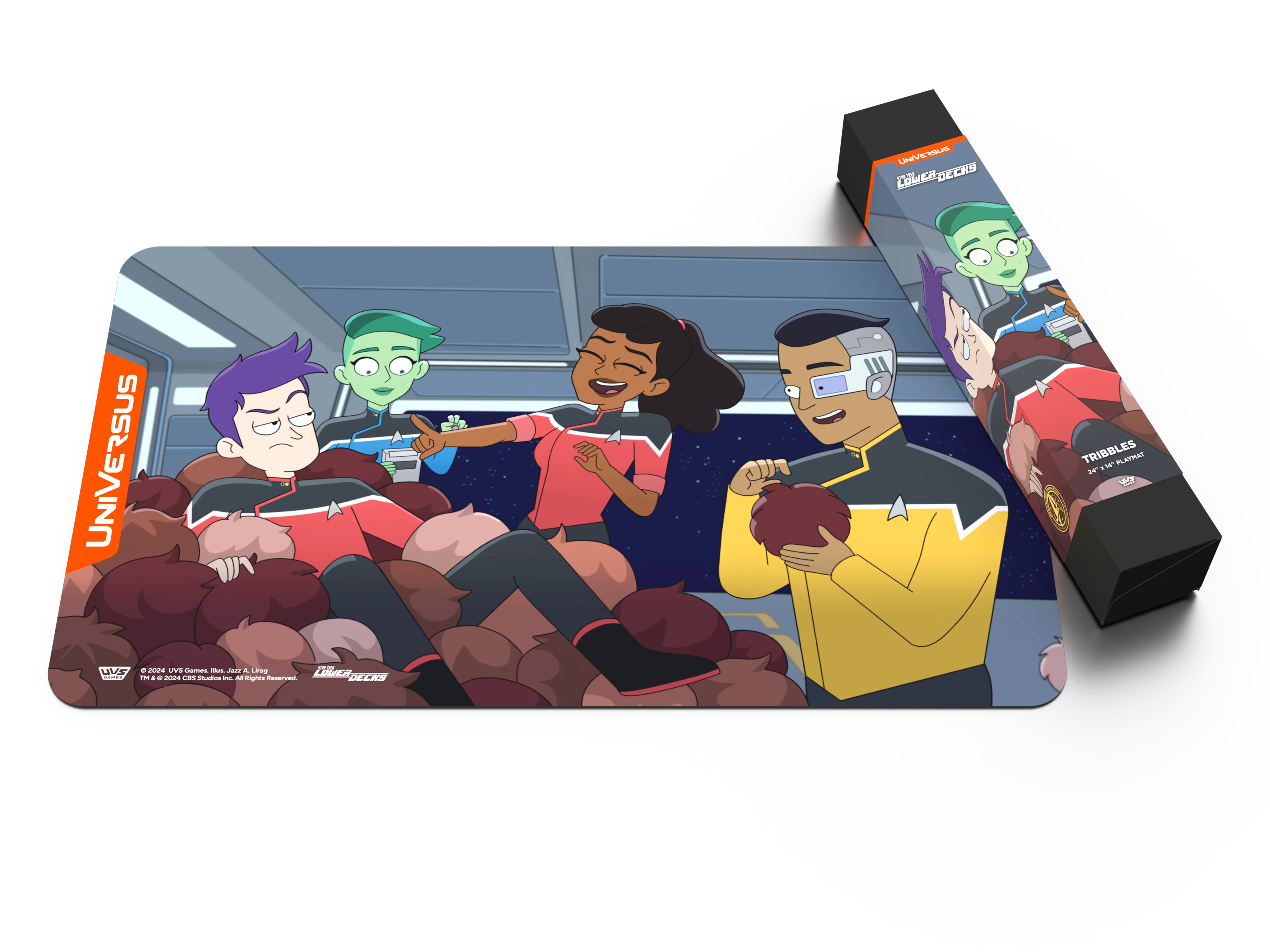Universus CCG: Star Trek Lower Decks Challenger Series- Tribbles Playmat - Image 3