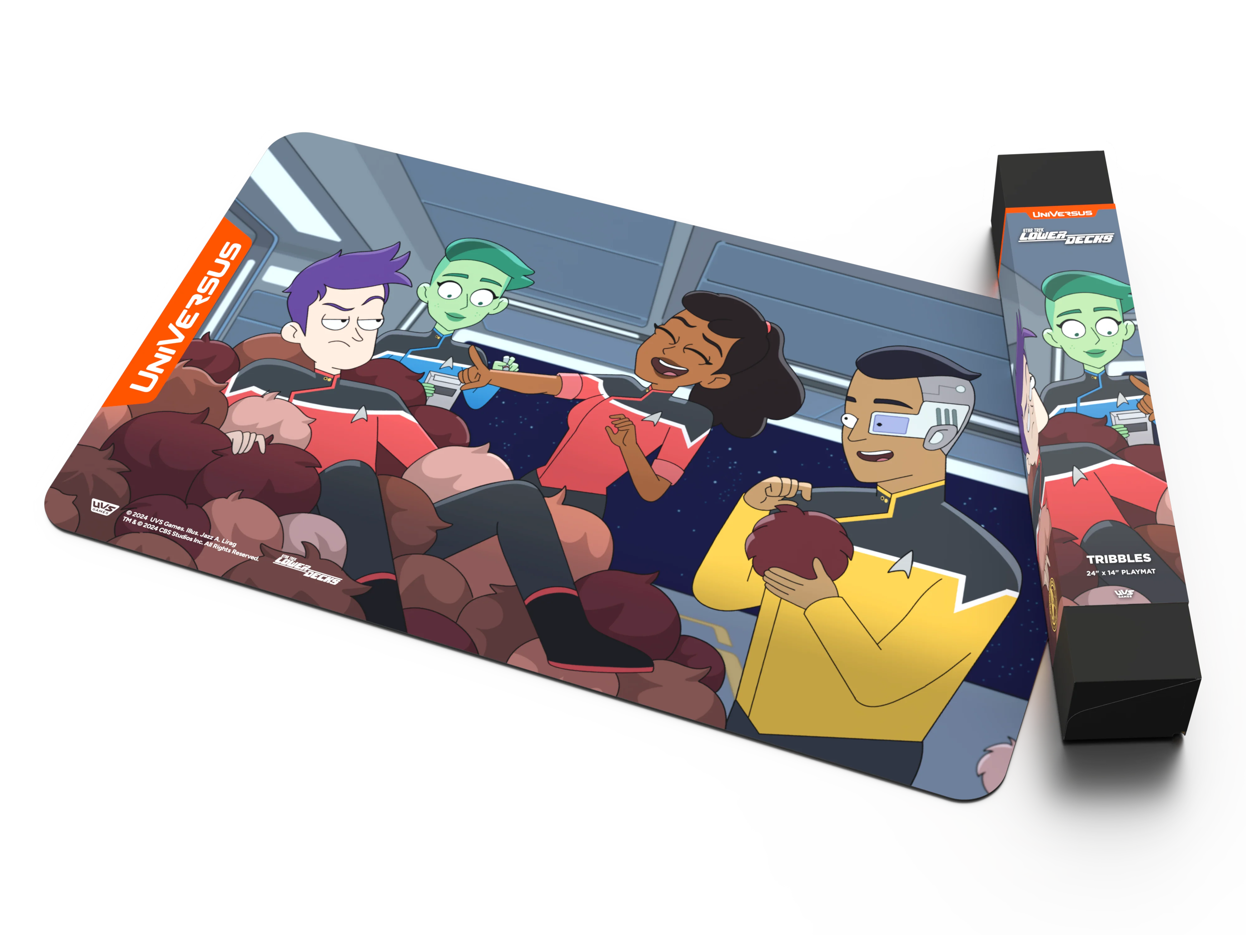Universus CCG: Star Trek Lower Decks Challenger Series- Tribbles Playmat - Image 5