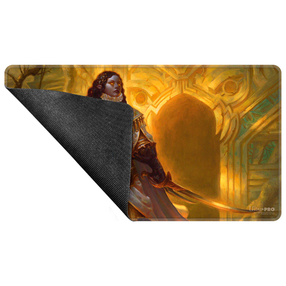 UP PLAYMAT MTG COMMANDER SERIES FAN VOTE 3 ELENDA THE DUSK ROSE STITCHED - Image 2