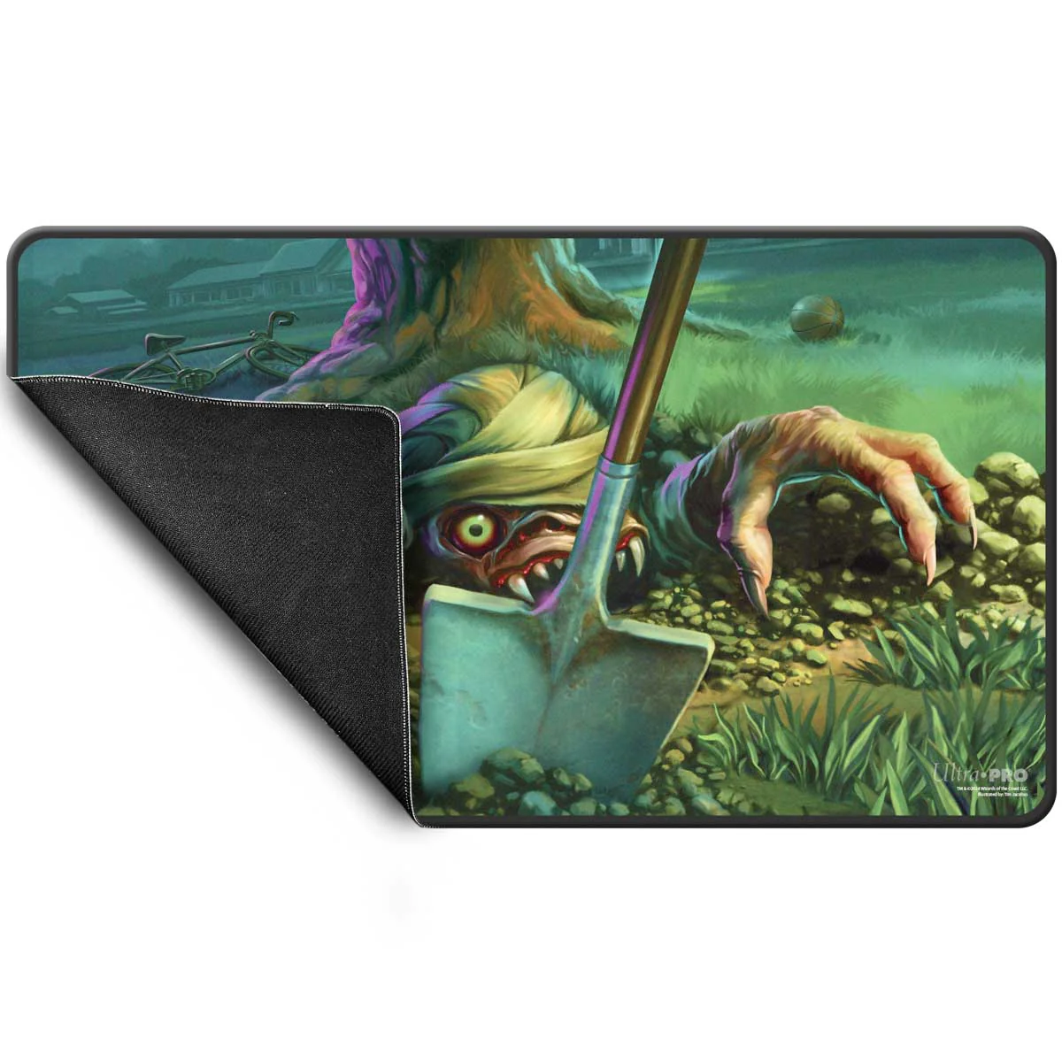 UP PLAYMAT MTG DUSKMOURN BLACK STITCHED GUEST ARTIST #1 - Image 2