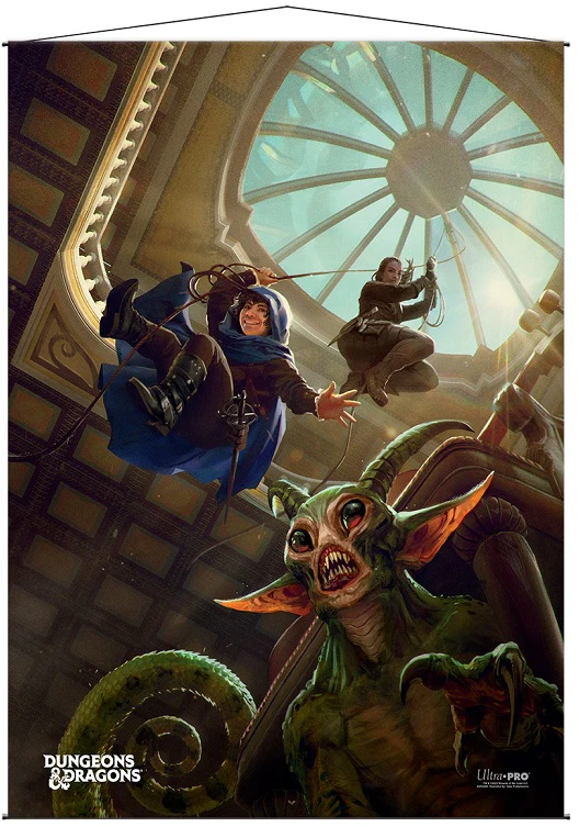 UP WALL SCROLL DND KEYS FROM THE GOLDEN VAULT
