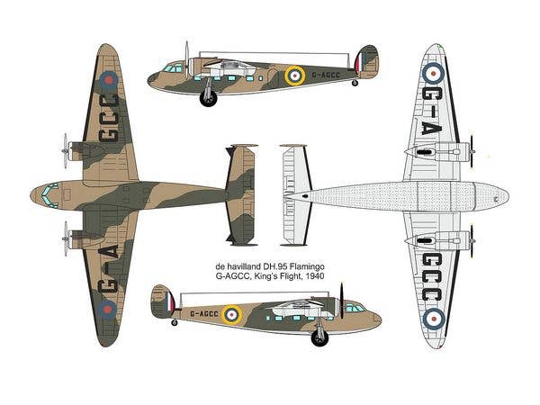 Valom 1/72 deHavilland DH.95 Flamingo (King´s Flight) - Image 2