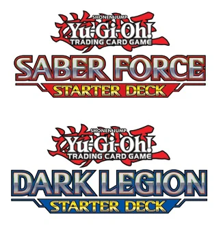 YGO FRENCH SABER FORCE & DARK LEGION STARTER DECKS - Image 2