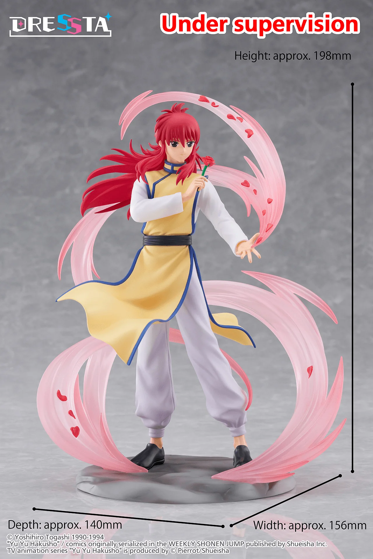 Yu Yu Hakusho DRESSTA Statue Figure - Kurama(0840342406104) - Image 9