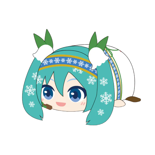 YUKI MIKU POTE KORO MASCOT BIG (F)